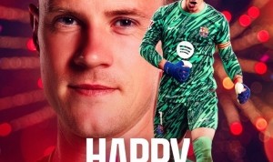 今天是特尔施特根33岁生日，巴萨社媒：我们的队长，生日快乐